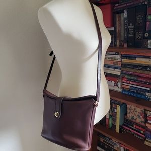 Coach Binocular Bag Brown Leather Crossbody